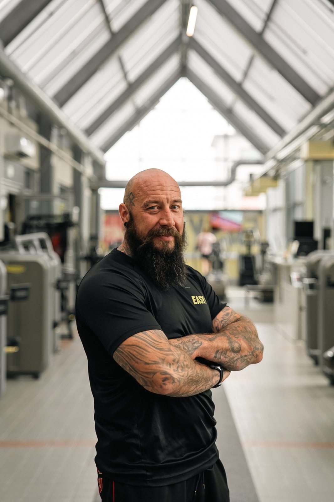Personal trainer Jani Luotonen salilla
